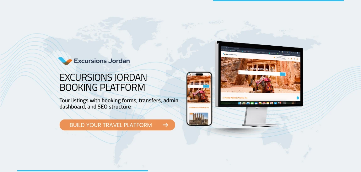 Excursions Jo: Digital Tours Booking Platform in Jordan