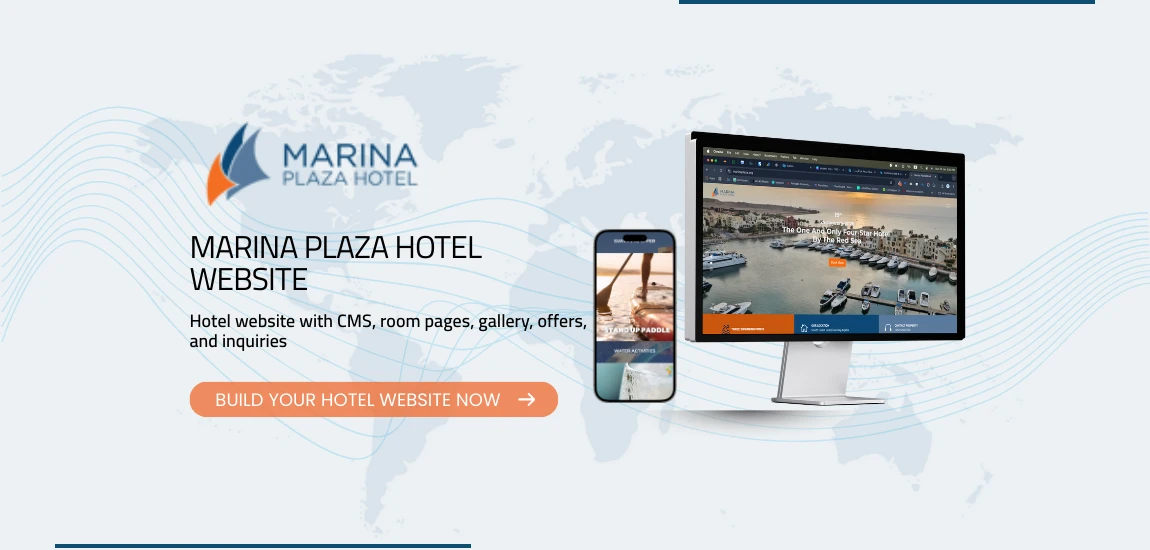 Marina Plaza: Premium Hotel Website Platform in Aqaba