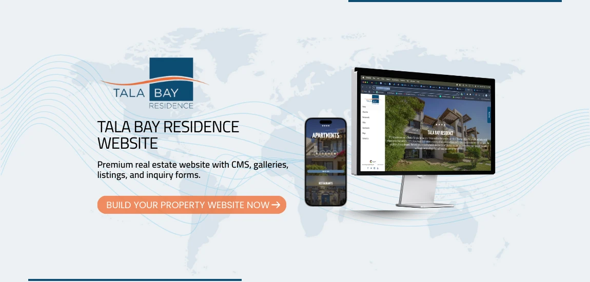 Tala Bay Residence: Real Estate Website for Coastal Living in Aqaba